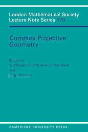 Complex Projective Geometry