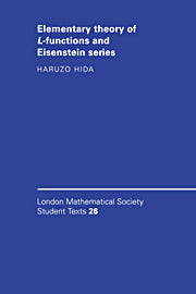 Elementary Theory of L-functions and Eisenstein Series