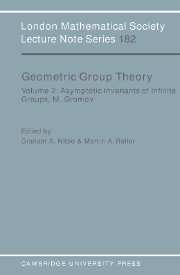 Geometric Group Theory: Volume 2