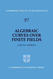 Algebraic Curves over Finite Fields