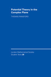 Potential Theory in the Complex Plane
