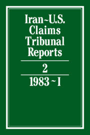 Iran-U.S. Claims Tribunal Reports: Volume 2