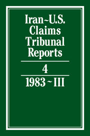 Iran-U.S. Claims Tribunal Reports: Volume 4