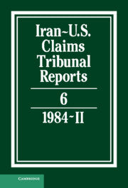 Iran-U.S. Claims Tribunal Reports: Volume 6