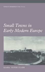 Small Towns in Early Modern Europe