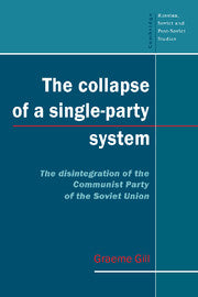 The Collapse of a Single-Party System