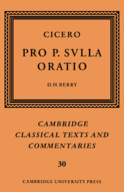 Cicero: Pro P. Sulla oratio