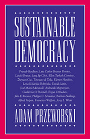 Sustainable Democracy