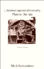 Literature against Philosophy, Plato to Derrida
