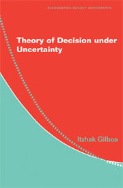 Theory of Decision under Uncertainty