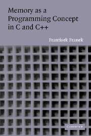 Memory as a Programming Concept in C and C++