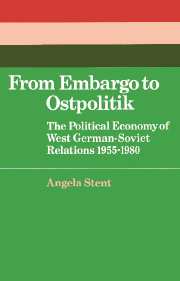 From Embargo to Ostpolitik
