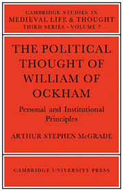 The Political Thought of William Ockham