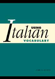 Using Italian Vocabulary