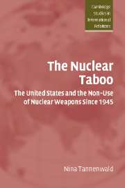 The Nuclear Taboo