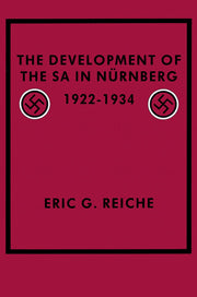 The Development of the SA in Nurnberg, 1922–1934