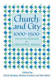 Church and City, 1000–1500
