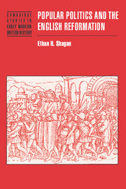 Popular Politics and the English Reformation