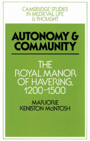 Autonomy and Community