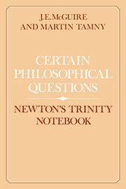 Certain Philosophical Questions