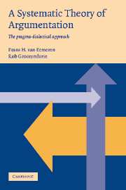 A Systematic Theory of Argumentation
