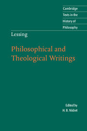 Lessing: Philosophical and Theological Writings