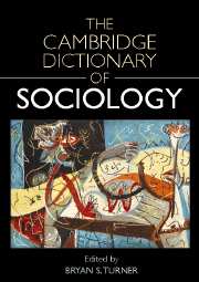 The Cambridge Dictionary of Sociology