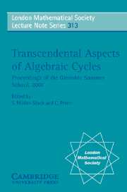 Transcendental Aspects of Algebraic Cycles