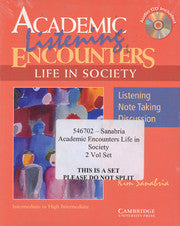 Academic Encounters Life in Society 2 Book Set (Reading Student's Book and Listening Student's Book with Audio CD)