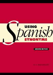 Using Spanish Synonyms