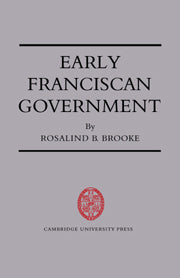 Early Franciscan Government