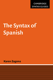 The Syntax of Spanish