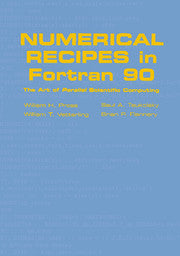 Numerical Recipes in Fortran 90: Volume 2, Volume 2 of Fortran Numerical Recipes
