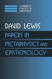 Papers in Metaphysics and Epistemology: Volume 2