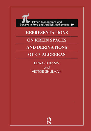 Representations on Krein Spaces [Hot] and Derivations of C*-Algebras - Hardback