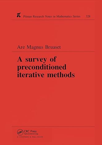 Survey of Preconditioned Iterative Methods - Hardback