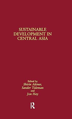 Sustainable Development in Central Asia - Hardback
