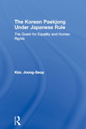 Korean Paekjong Under Japanese Rule