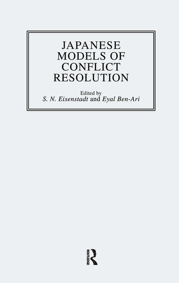 Japanese Models Of Conflict Resolution