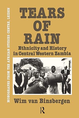 Tears Of Rain - Ethnicity & Hist - Hardback
