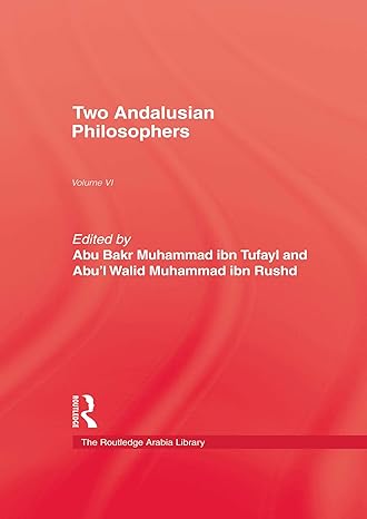 Two Andalusian Philosophers - Hardback