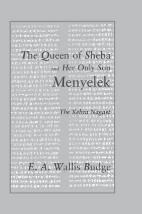 Queen of Sheba and her only Son Menyelek