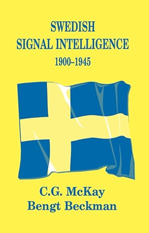 Swedish Signal Intelligence 1900-1945 - Hardback