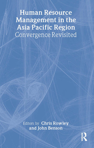 Management of Human Resources in the Asia Pacific Region
