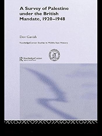 Survey of Palestine Under the British Mandate, 1920-1948 - Hardback