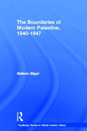 Boundaries of Modern Palestine, 1840-1947
