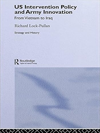 US Intervention Policy and Army Innovation - Hardback