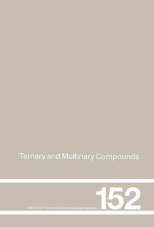 Ternary and Multinary Compounds - Hardback