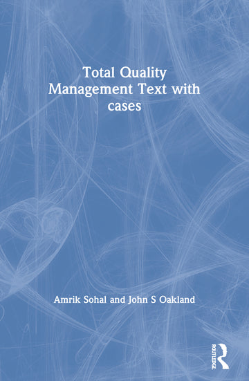 Total Quality Management Text with cases
