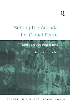 Setting the Agenda for Global Peace - Hardback